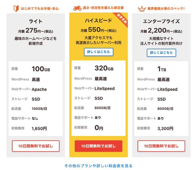 ロリポップ公式サイト